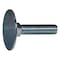Midwest Fastener Elevator Bolt, 5/16"-18 Thrd Sz, 1-1/2 in L, Steel, Zinc Plated Finish, 8 PK 71307 - alternate 1